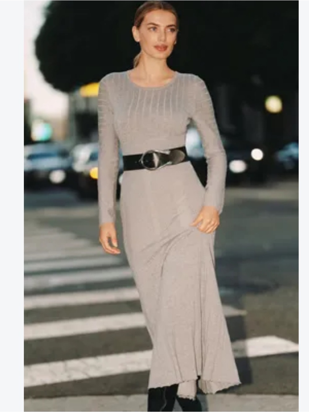 Nwt long sleeve knit maxi dress